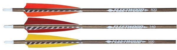 #6860 Natural Carbon Arrows with Feathers 6/pack thumbnail
