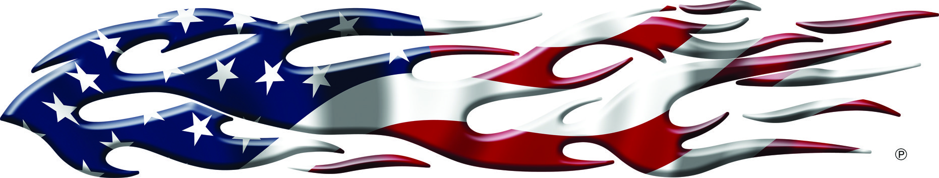 #AW619 7" Waving American Flag thumbnail